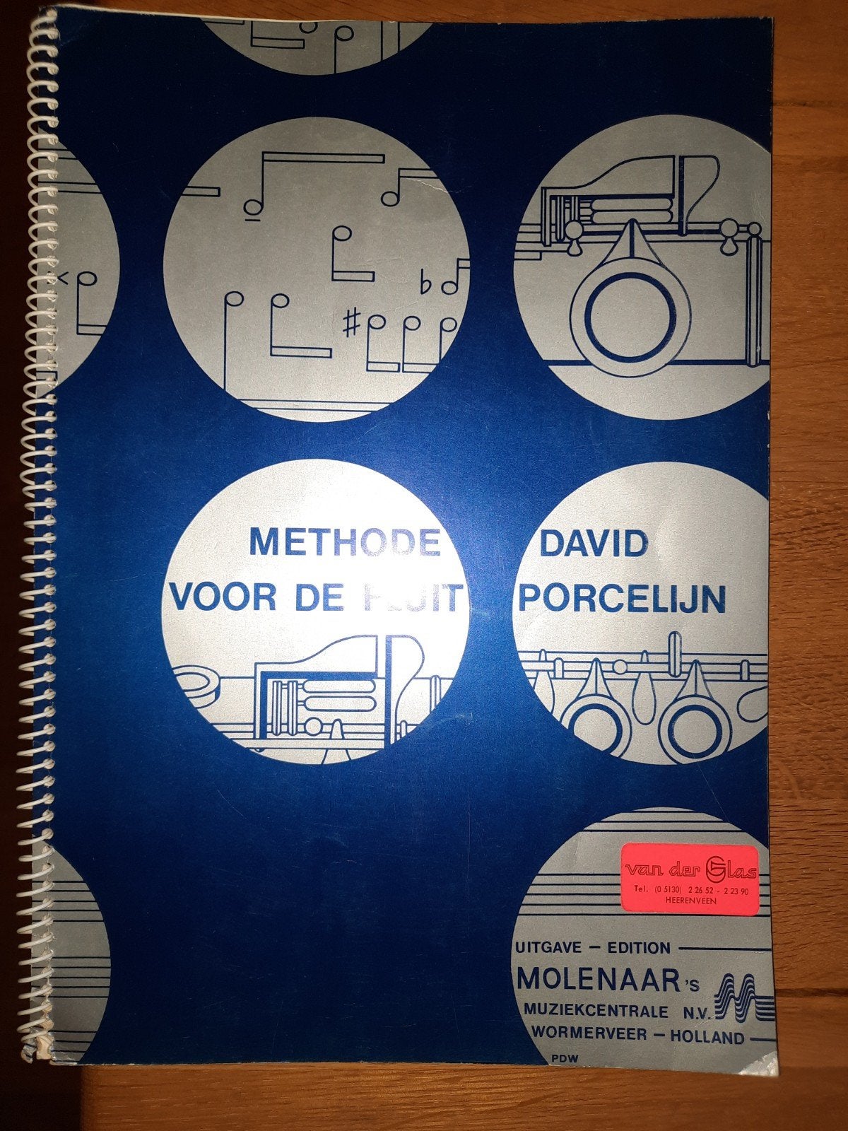 lesboek dwarsfluit: David Porcelijn: Methode voor de fluit, Muziek en Instrumenten, Bladmuziek, Gebruikt, Les of Cursus, Dwarsfluit of Piccolo