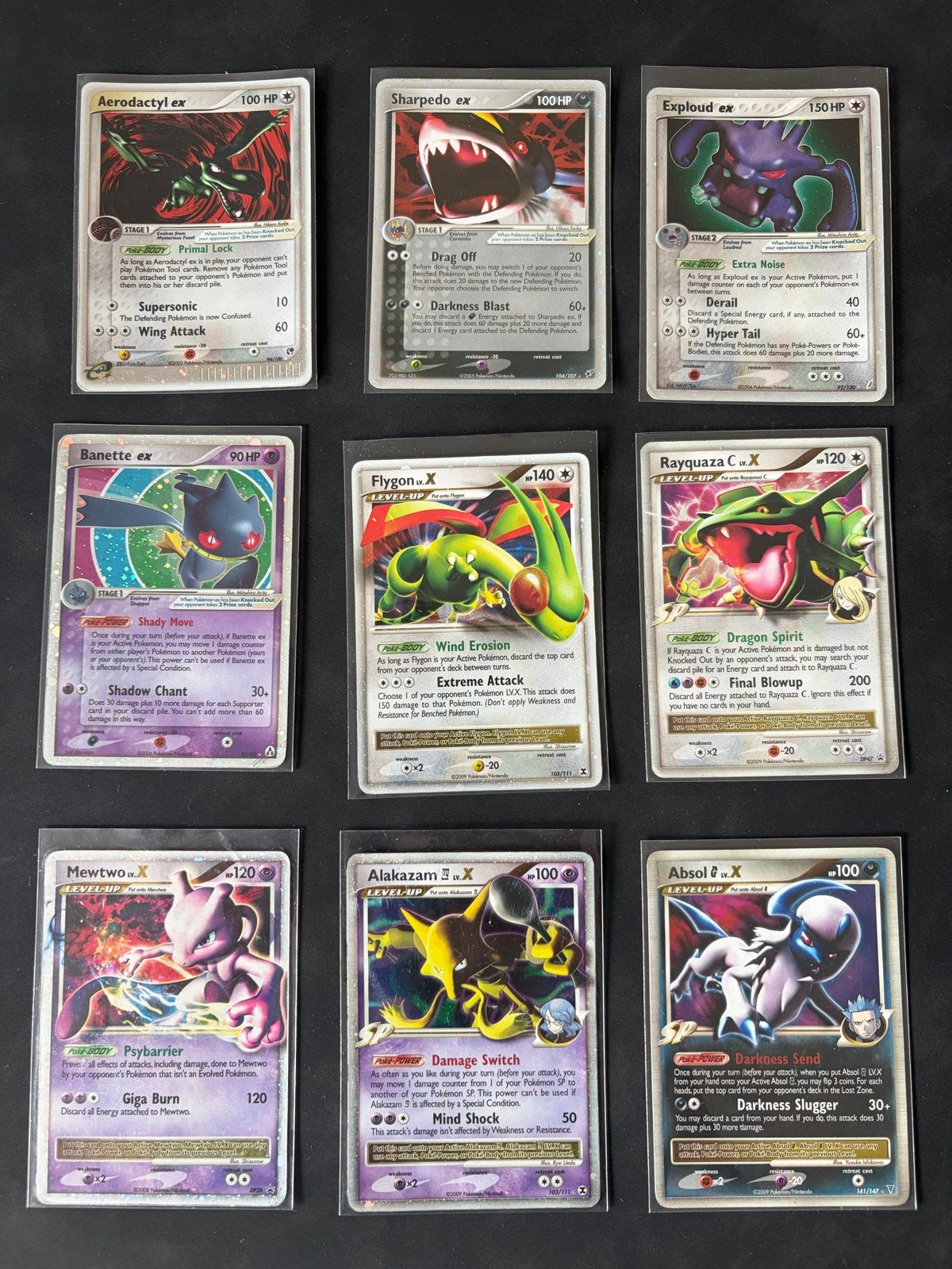 Oude glimmende Pokemon kaarten, Ophalen of Verzenden, Gebruikt, Meerdere kaarten, Foil
