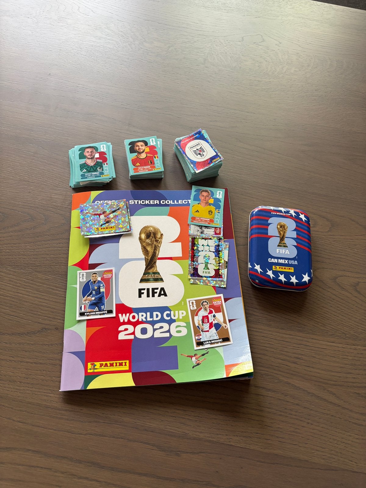 Panini WK 2026 stickers ruilen - Veel dubbele!, Ophalen of Verzenden, Nieuw, Meerdere stickers