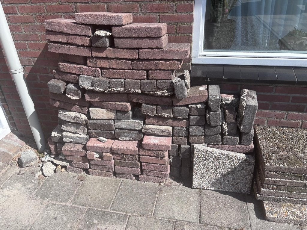 Stenen en opsluitbanden, Ophalen, Gebruikt, Klinkers, Minder dan 5 m²
