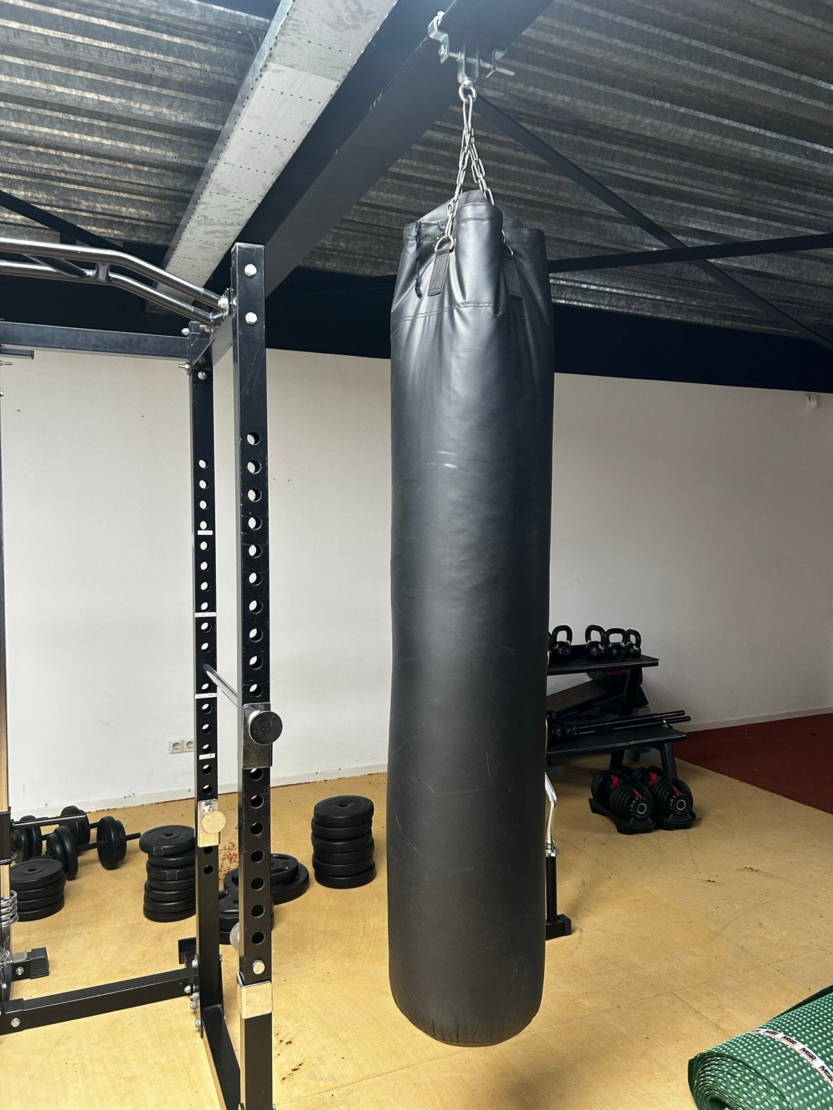 Bokszakken (2 stuks) - 1.80m en 1m, incl. kettingen, Sport en Fitness, Ophalen, Gebruikt, Bokszak