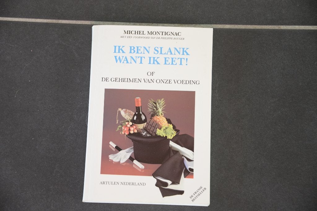 Montignac: "Ik ben slank want ik eet!, Dieet en Voeding, Michel Montignac, Ophalen of Verzenden, Zo goed als nieuw