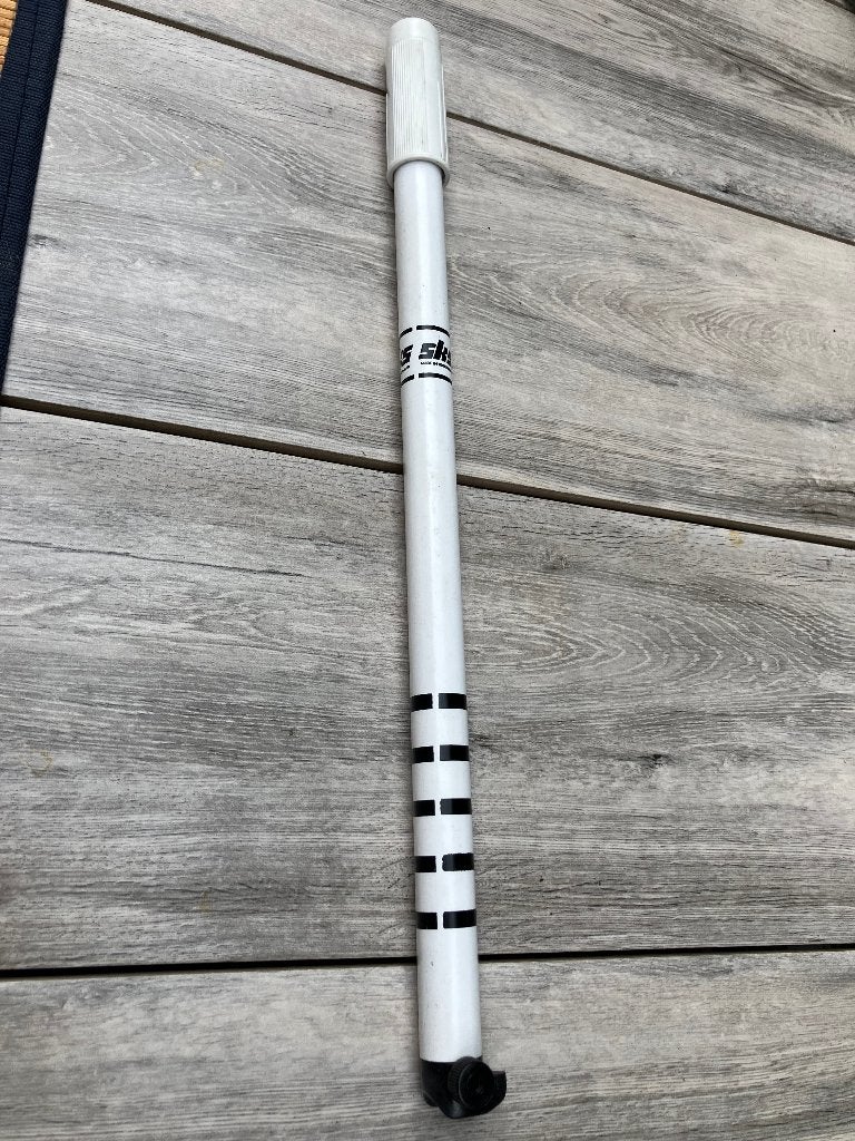 Leuke witte vintage SKS fietspomp, Fietsen en Brommers, Ophalen of Verzenden, Gebruikt