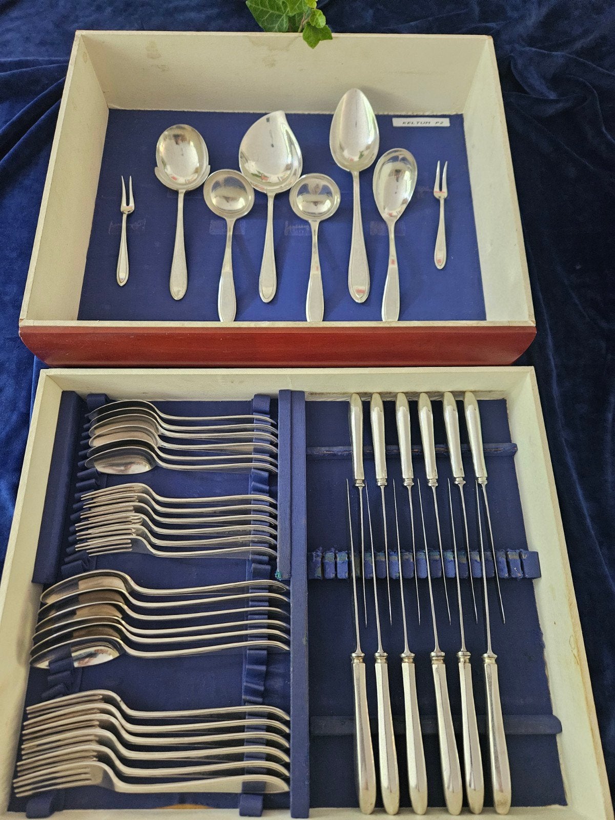 Complete verzilverde bestekset Keltum P2, Ophalen of Verzenden