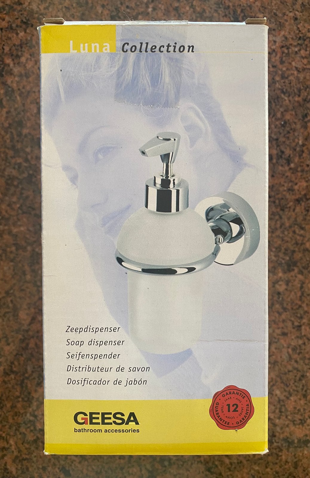 GEESA Luna Collection Handdoekrek Zeepdispenser, Ophalen of Verzenden, Nieuw, Overige kleuren, Handdoekenrek