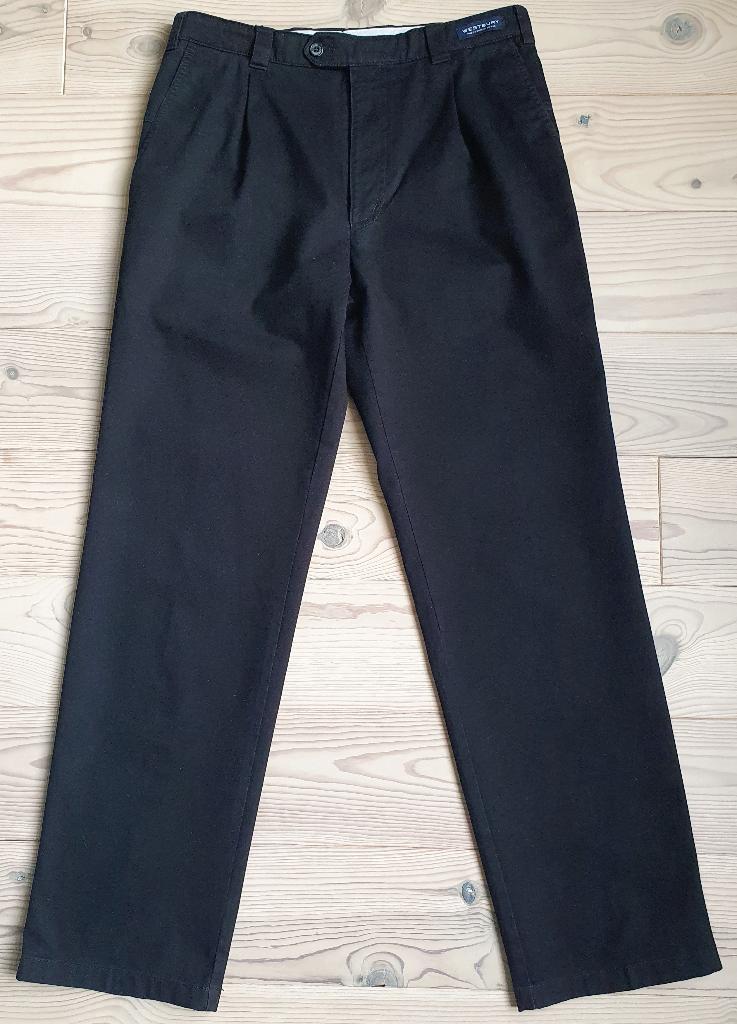 zwarte broek/ pantalon van Westbury, maat 48, Kleding | Heren, Broeken en Pantalons, Zwart, Verzenden, Maat 48/50 (M), Westbury