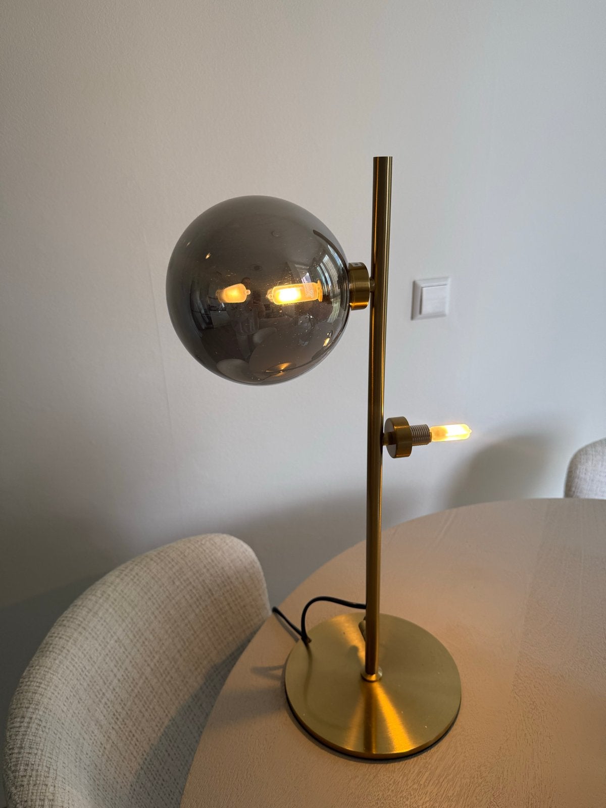 Tafellamp Lise Brushed Goud Gold Richmond, Huis en Inrichting, Lampen | Tafellampen, Nieuw, Metaal, Ophalen of Verzenden