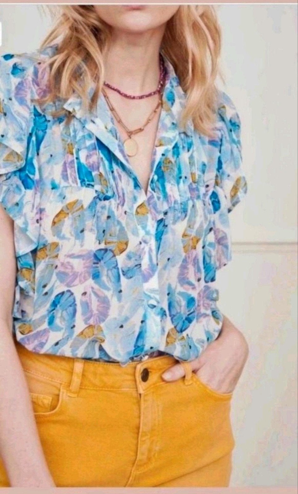 Fabienne Chapot Bibi blouse maat 36 *nieuw *, Blauw, Nieuw, Ophalen of Verzenden, Fabienne Chapot