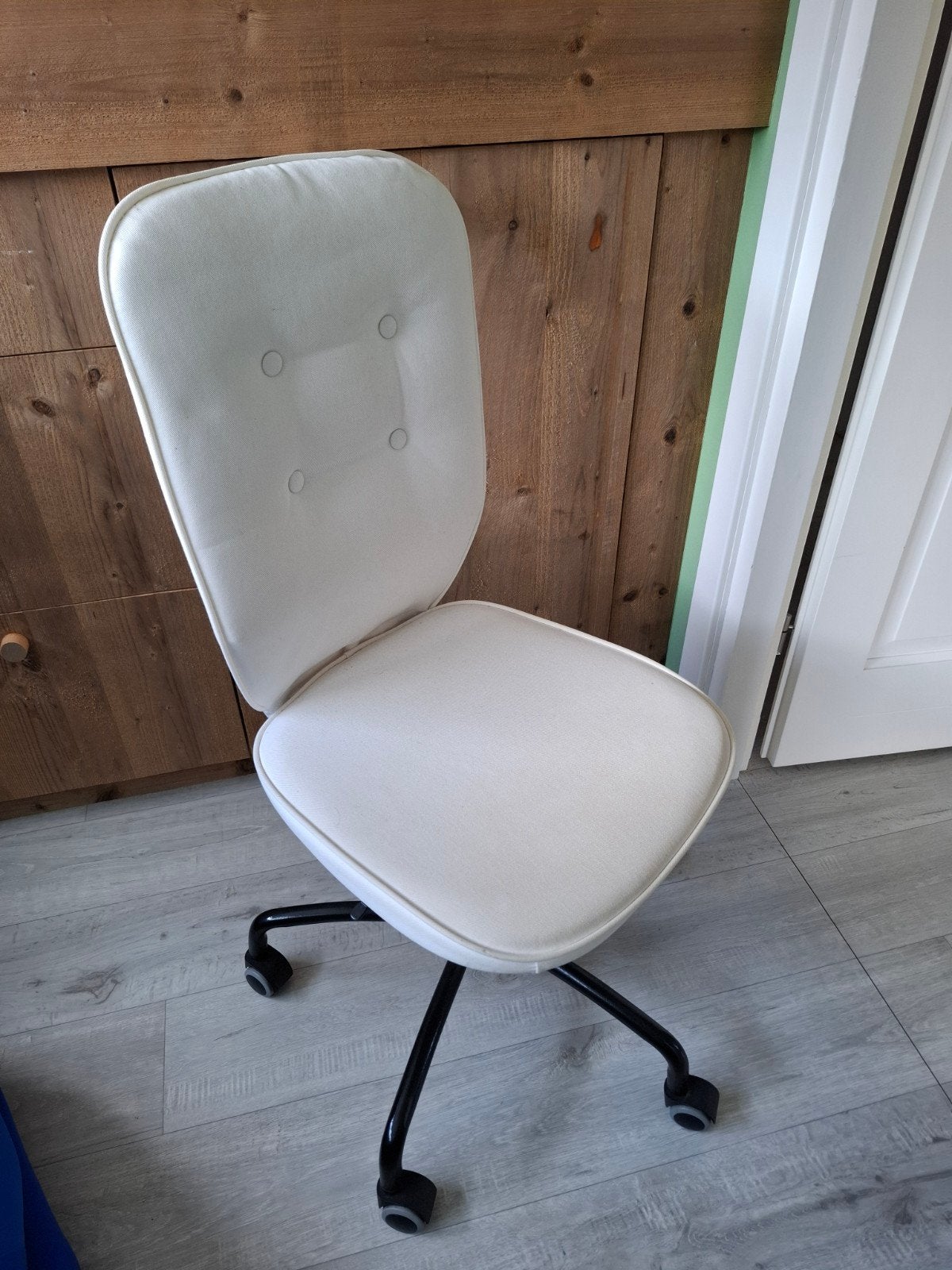 Ikea bureaustoel Lillhöjden, Huis en Inrichting, Bureaustoelen, Ophalen, Zo goed als nieuw, Zwart