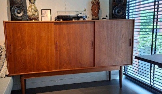 Vintage Refurbished Deens Highboard uit de jaren '60, Ophalen