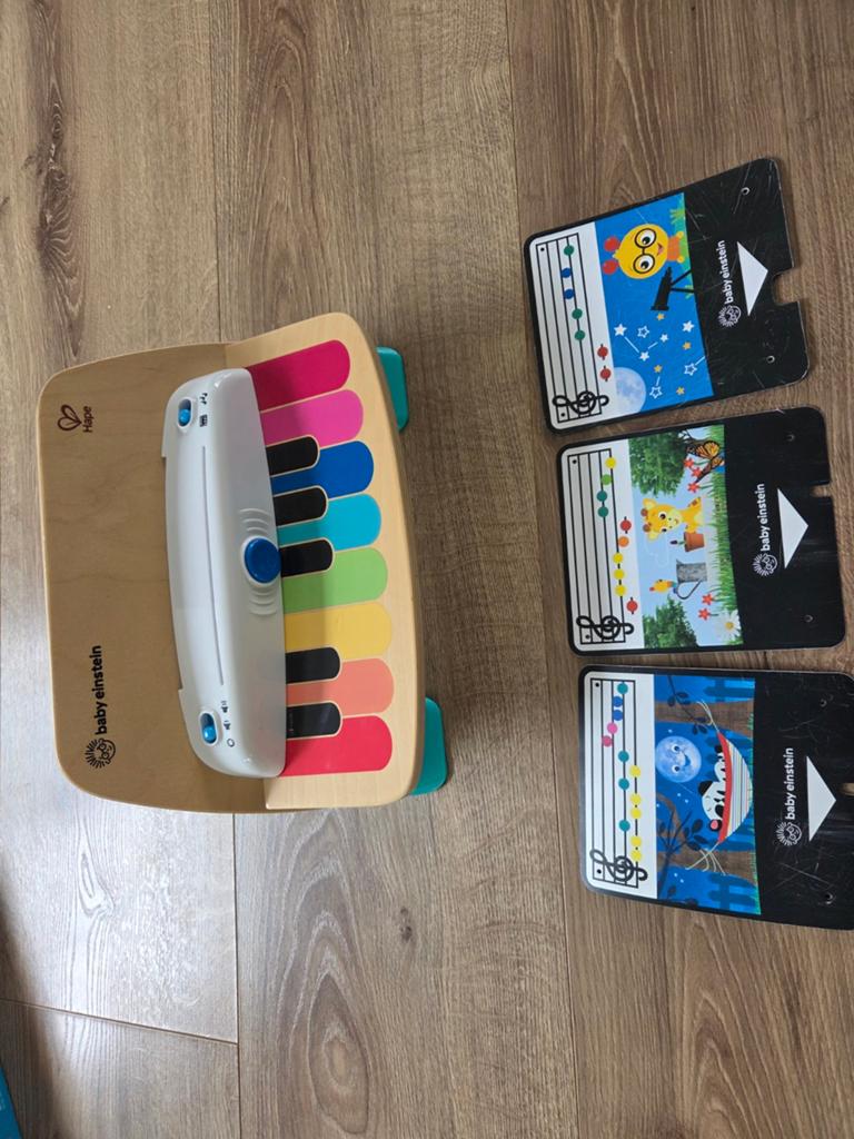 Hape Baby Einstein Piano met 6 melodieën, Ophalen of Verzenden, Zo goed als nieuw, Overige typen, Met geluid