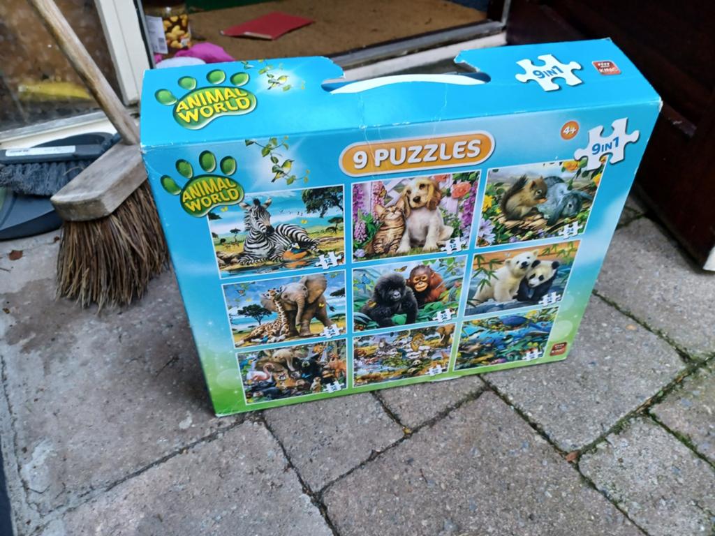 Animal World 9-in-1 Puzzels voor Kinderen, Ophalen of Verzenden
