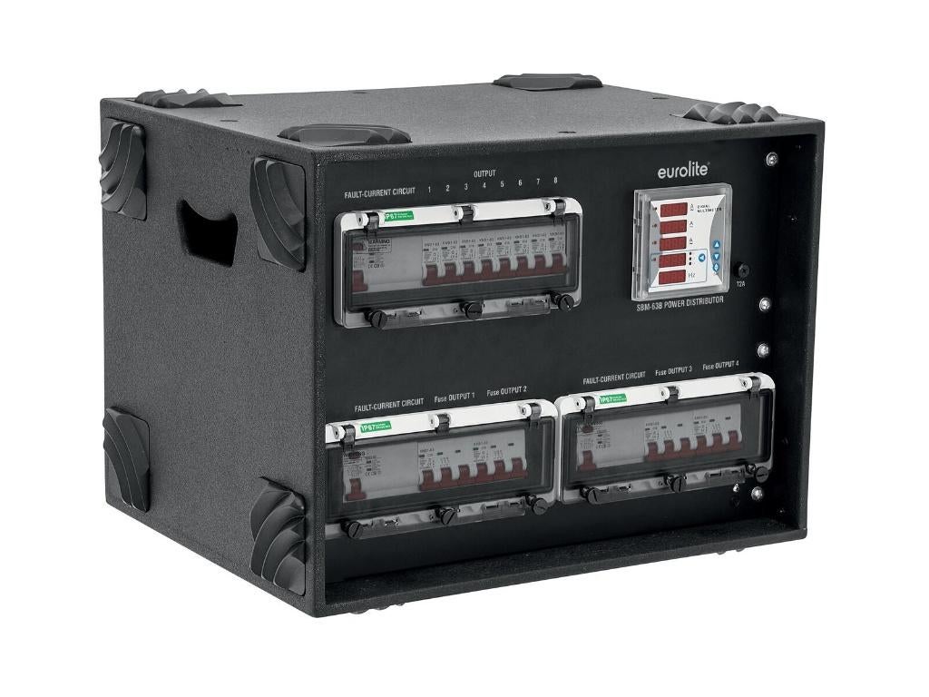 EUROLITE SBM-63B Power Distributor, Geluidgestuurd, ., Nieuw, Ophalen of Verzenden