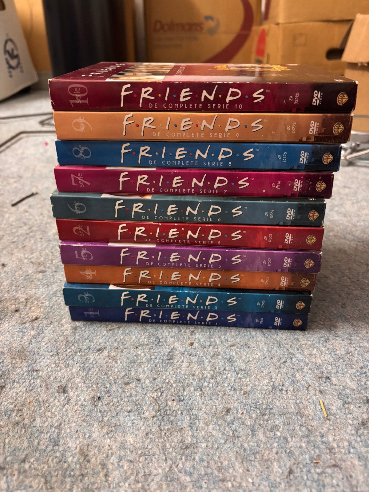 Conplete dvd collectie FRIENDS, Ophalen, Engels, Alle leeftijden, Nederlands