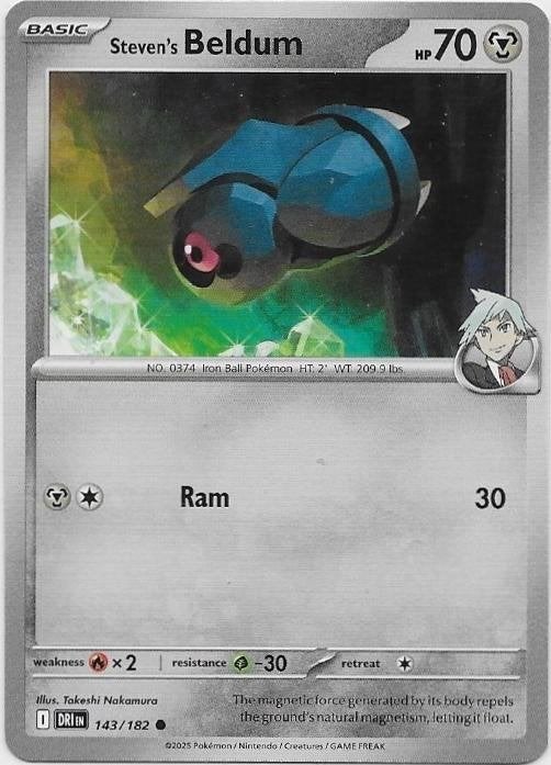 Destined Rivals,  Steven's Beldum [common] 143/182, Verzenden, Nieuw, Losse kaart