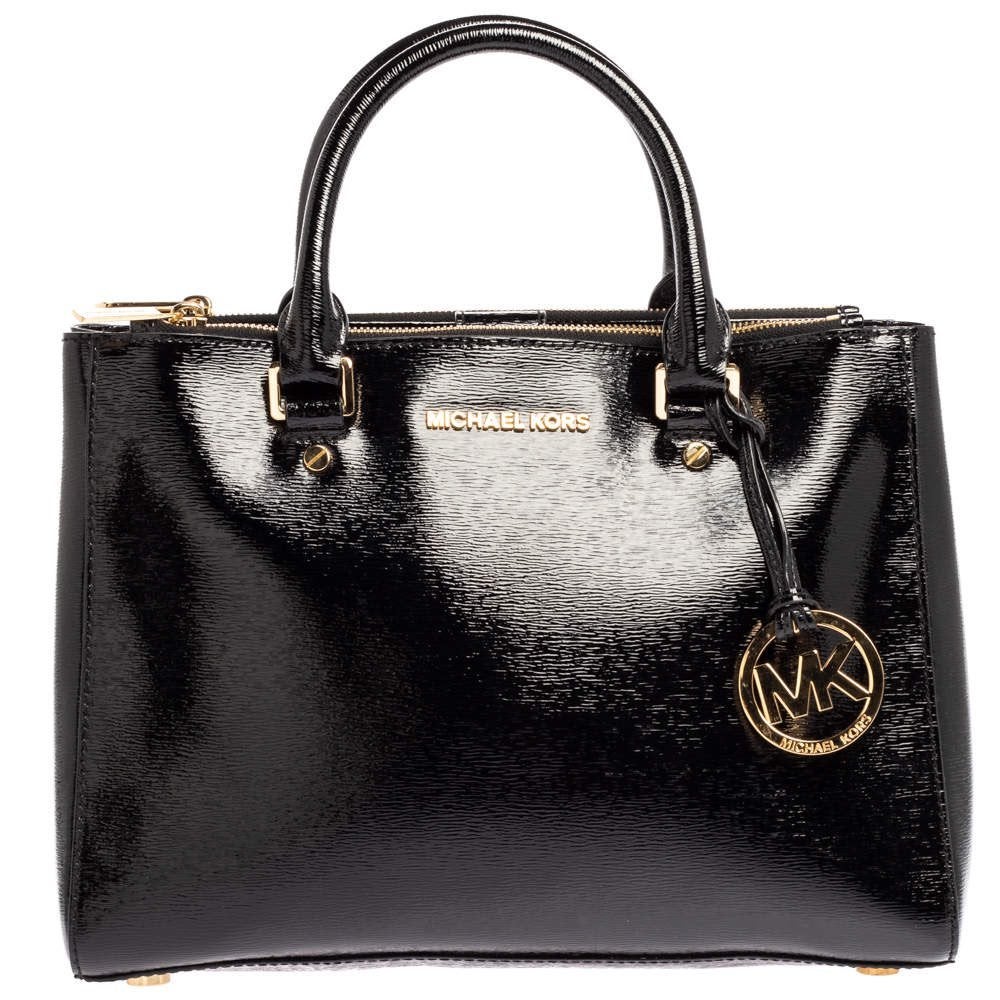 MICHAEL Michael Kors MICHAEL Michael Kors zwarte totebag, Ophalen of Verzenden, Zo goed als nieuw, Zwart, Handtas