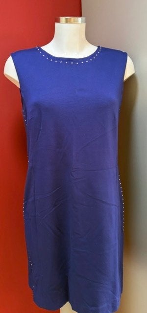Marc Cain damesjurk  kobaltblauw maat N3 (38/40) met stretch, Kleding | Dames, Maat 38/40 (M), Zo goed als nieuw, Knielengte, Marccain