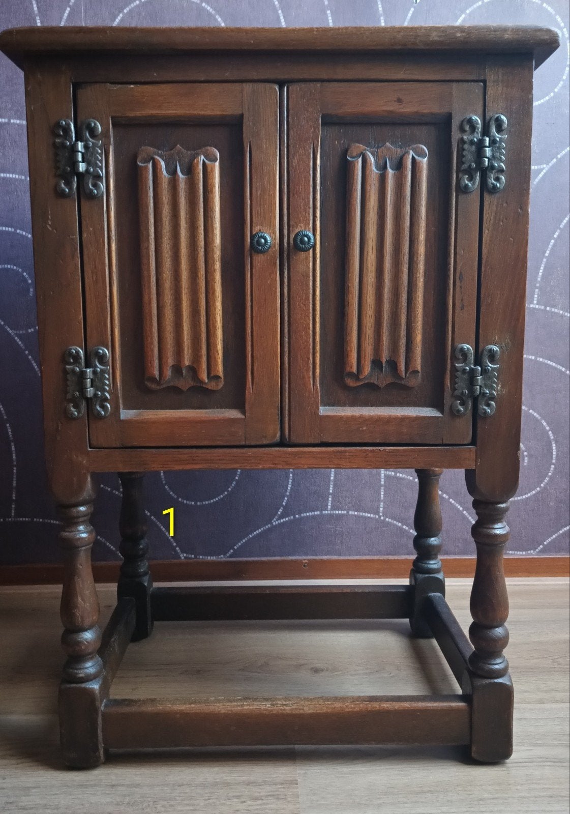 Kastje massief eiken-OLD CHARM Wood bros, Antiek en Kunst, Ophalen of Verzenden