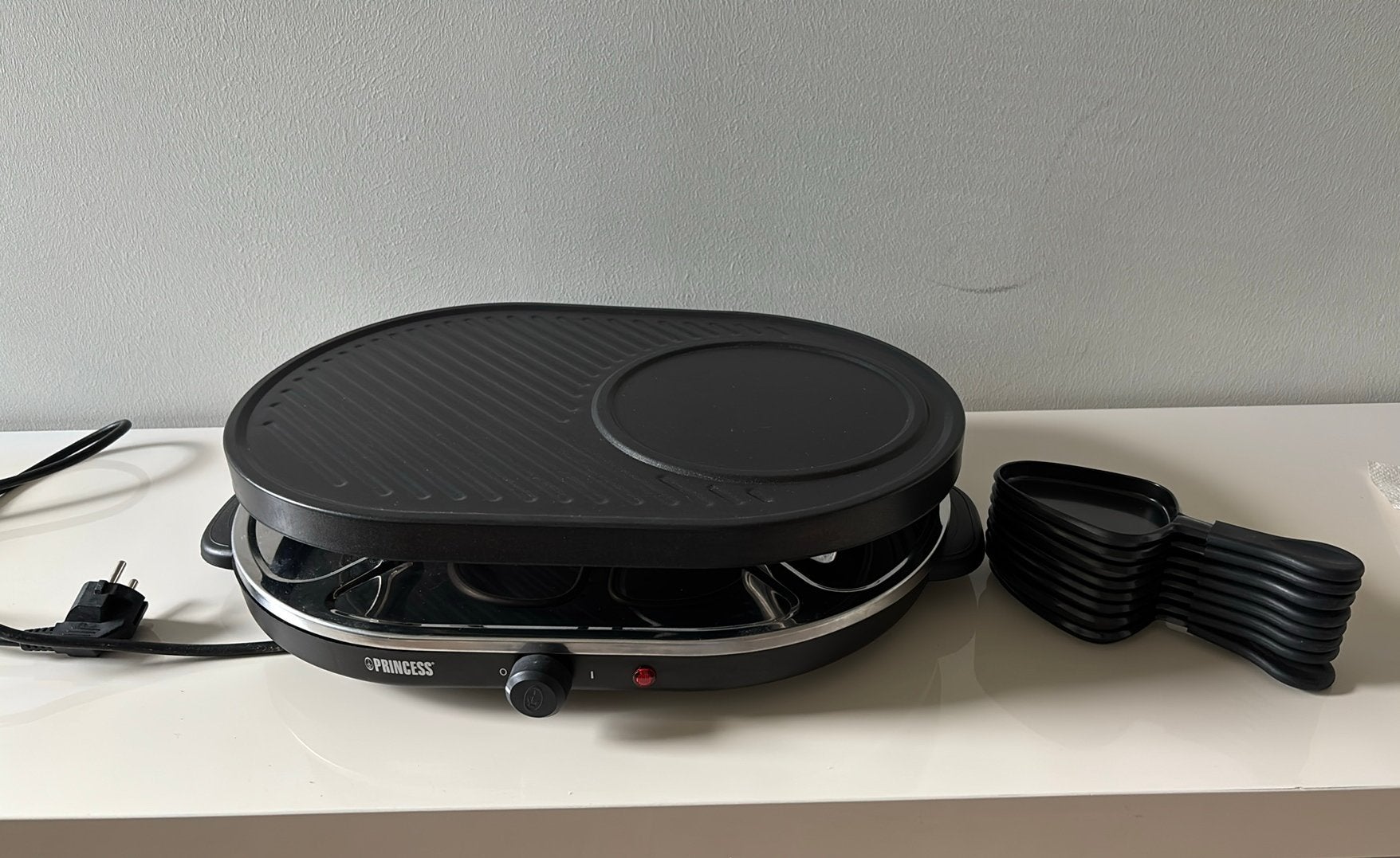 Gourmetstel / Raclettegrill, Ophalen, Nieuw, 4 t/m 7 personen