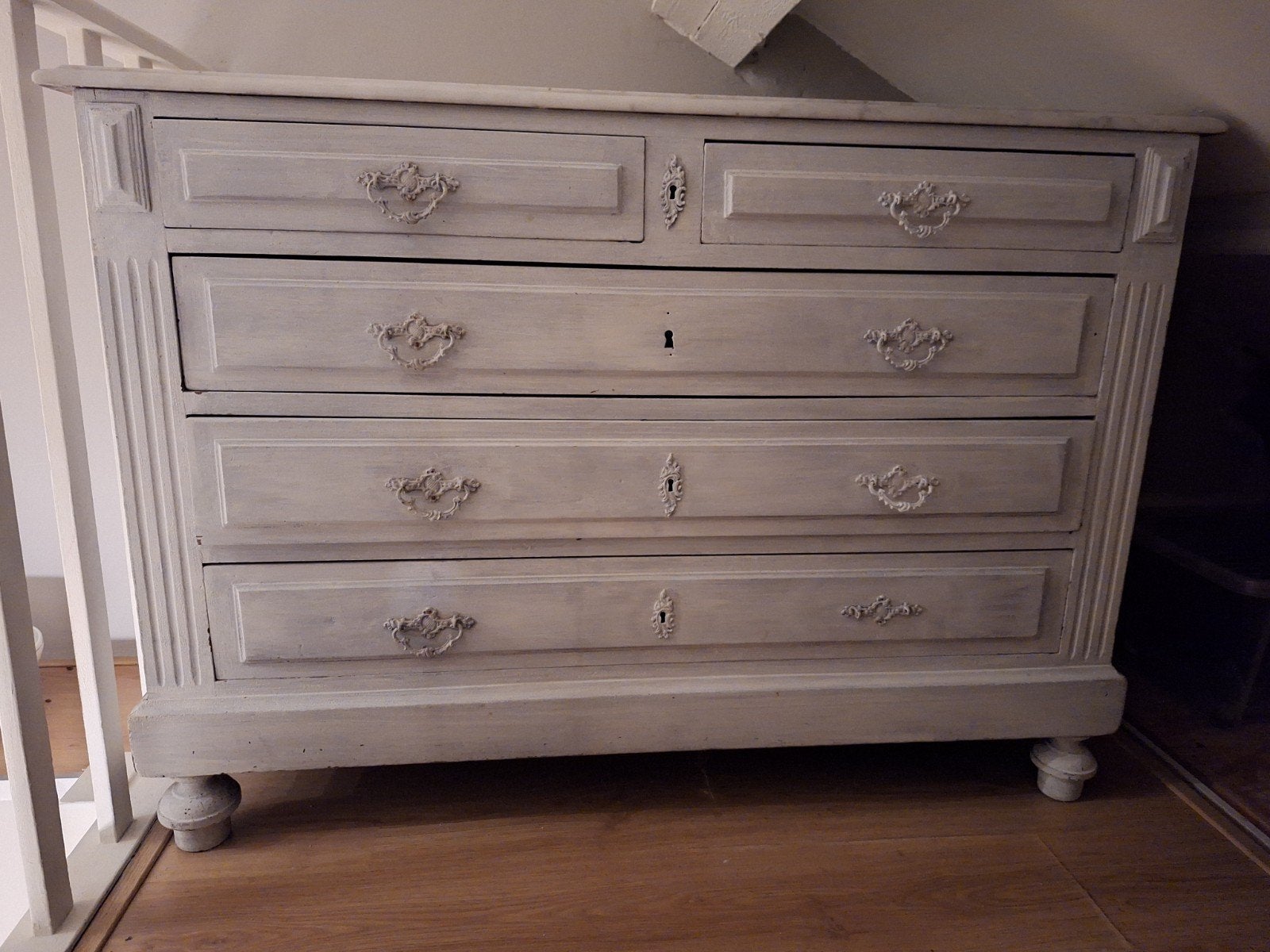 Antieke commode met marmeren blad, Ophalen of Verzenden