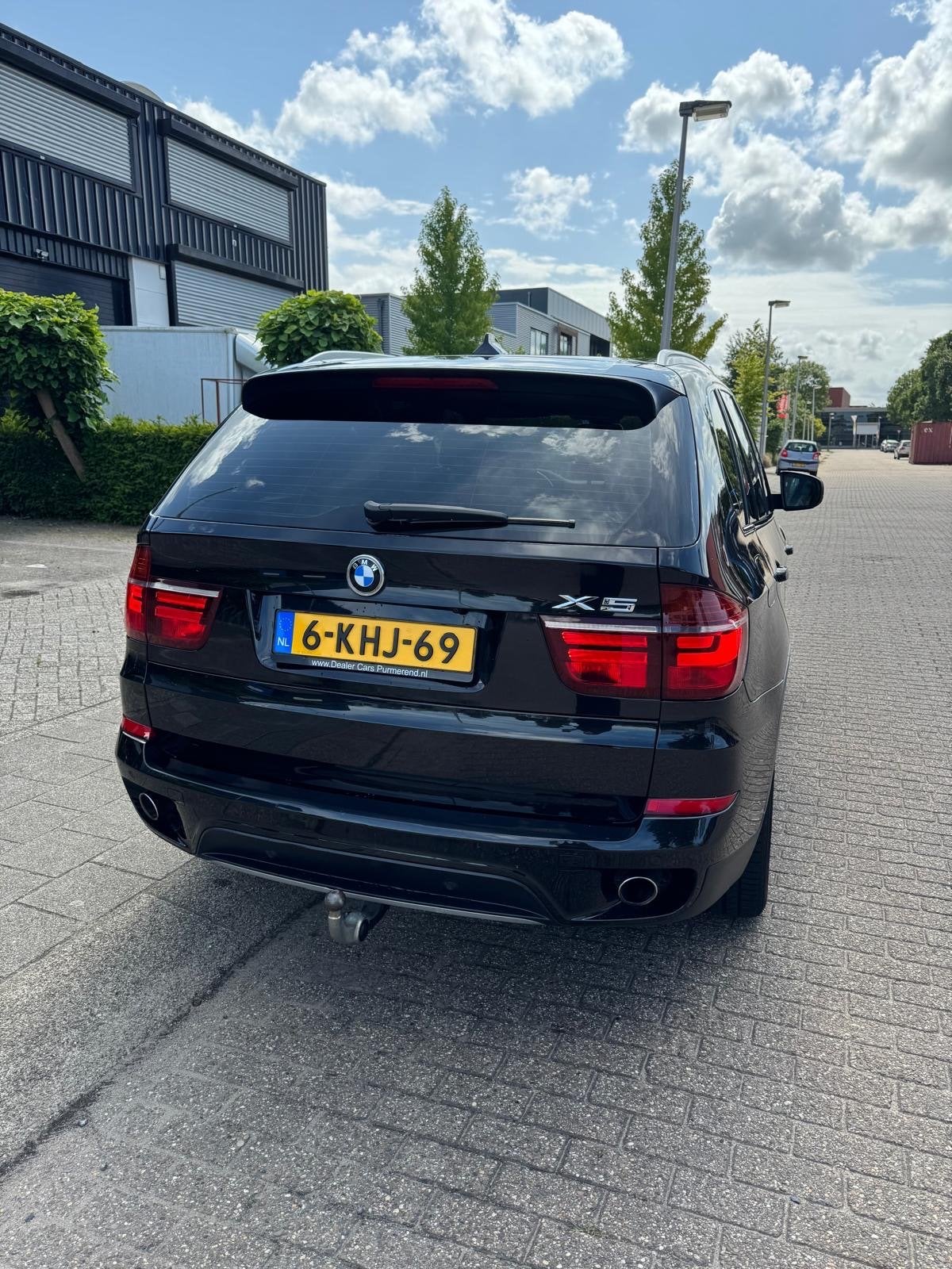 BMW X5 40D 2011, Auto's, BMW, 2993 cc, 255 €/maand, Zwart, Leder