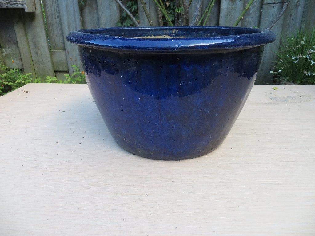 grote bloempot, Tuin en Terras, Bloempotten, Ophalen, Steen, 40 cm of meer, Rond