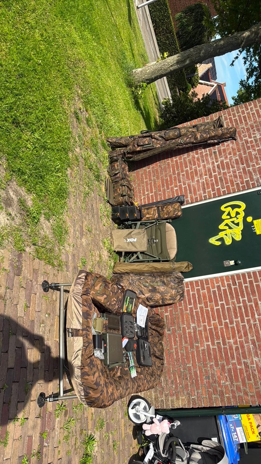 Zeer Comlete High End Fox Karper set Camo  AAA Spull!!!, Watersport en Boten, Ophalen, Zo goed als nieuw