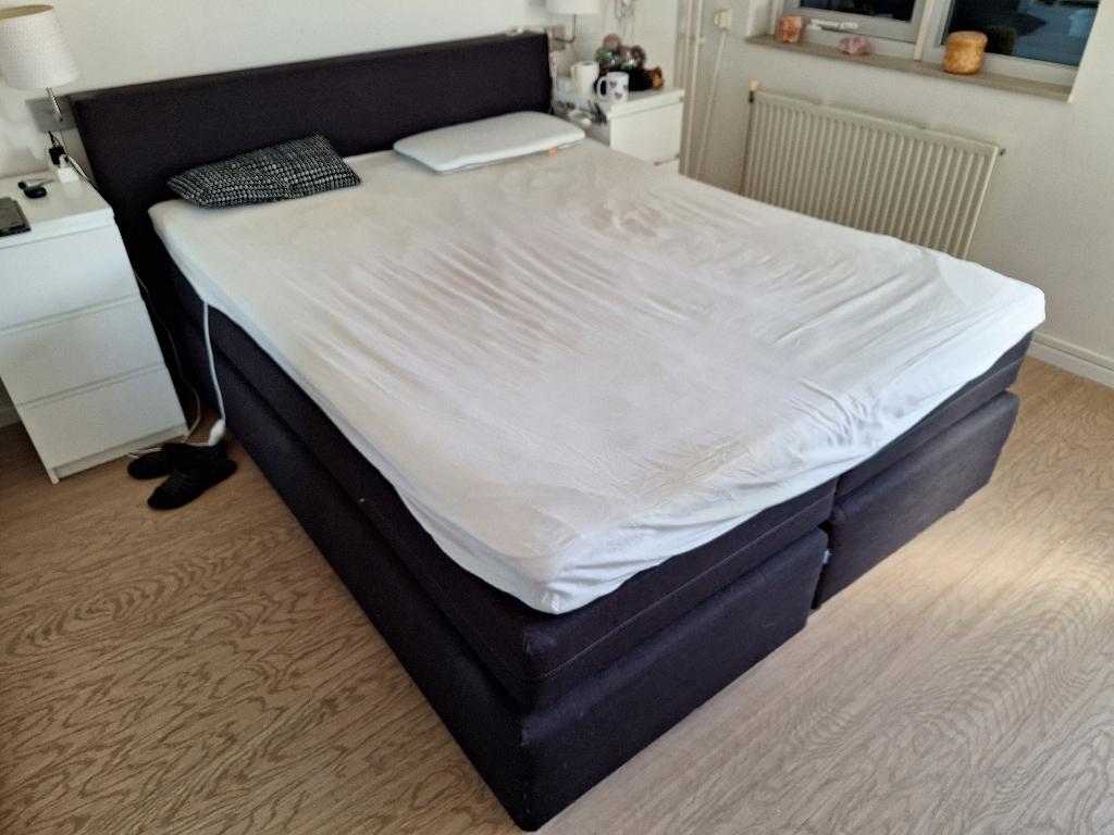 Gratis ophalen! Karlsson boxspring 160 x 210, Ophalen, Gebruikt, Overige kleuren, 210 cm