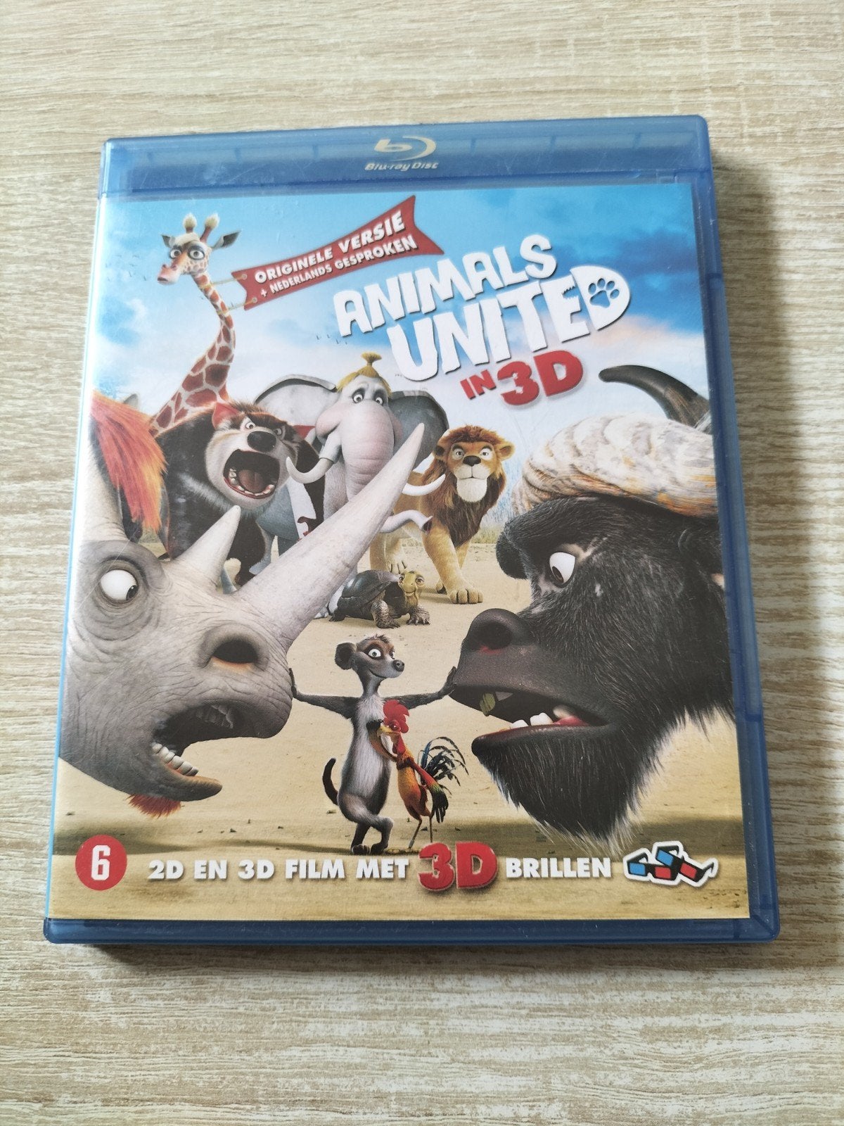 Animals United blu ray 3d, Ophalen of Verzenden