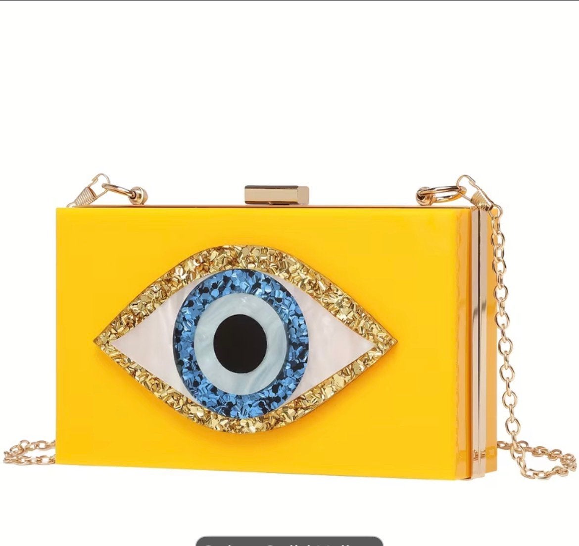 Zwarte Evil Eye Handtas – Luxe Handtas met “God’s Eye”, Ophalen of Verzenden, Zo goed als nieuw, Zilver