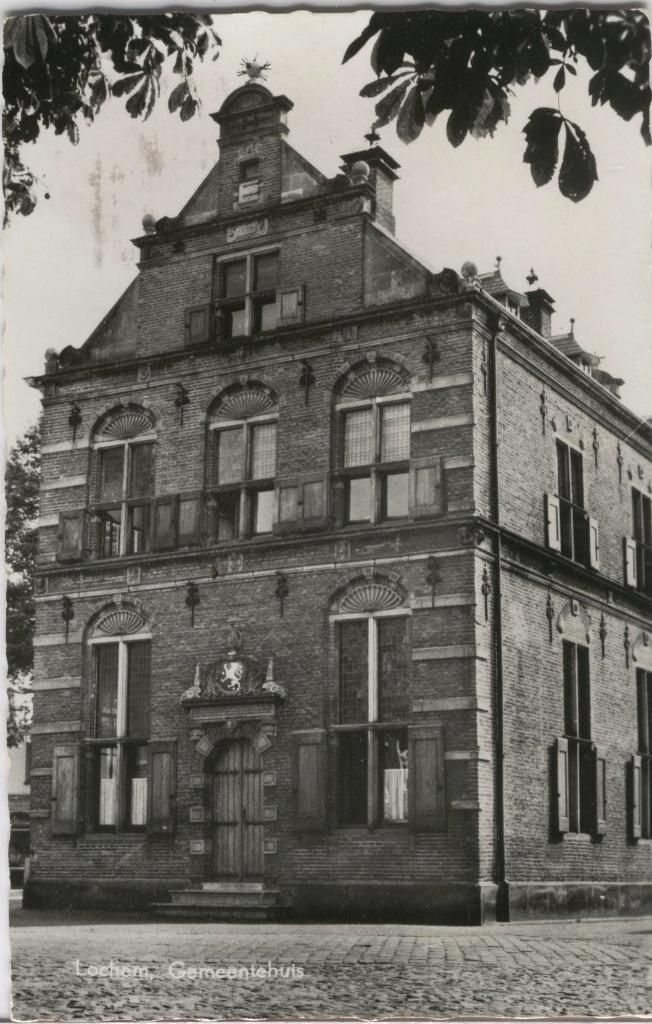 Lochem Gemeentehuis 1966, Verzamelen, Verzenden, 1940 tot 1960, Gelopen, Gelderland
