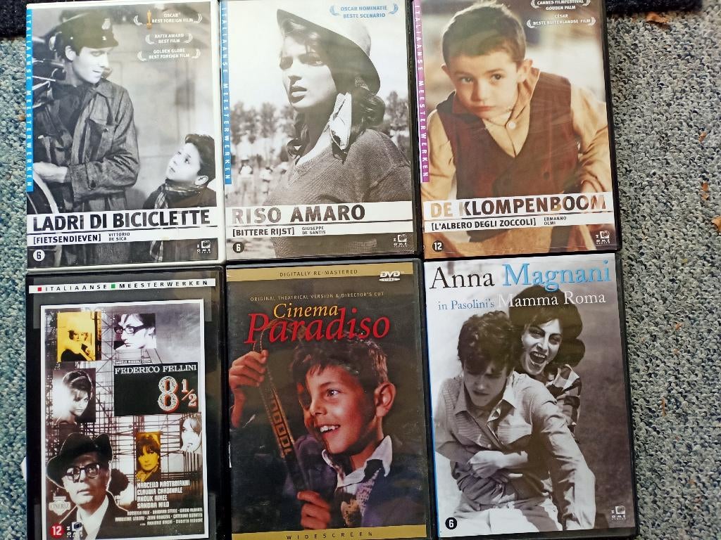 Italiaanse topfilms vanaf €1,95, Cd's en Dvd's, Dvd's | Filmhuis, Alle leeftijden, Ophalen of Verzenden, Zo goed als nieuw, Italië