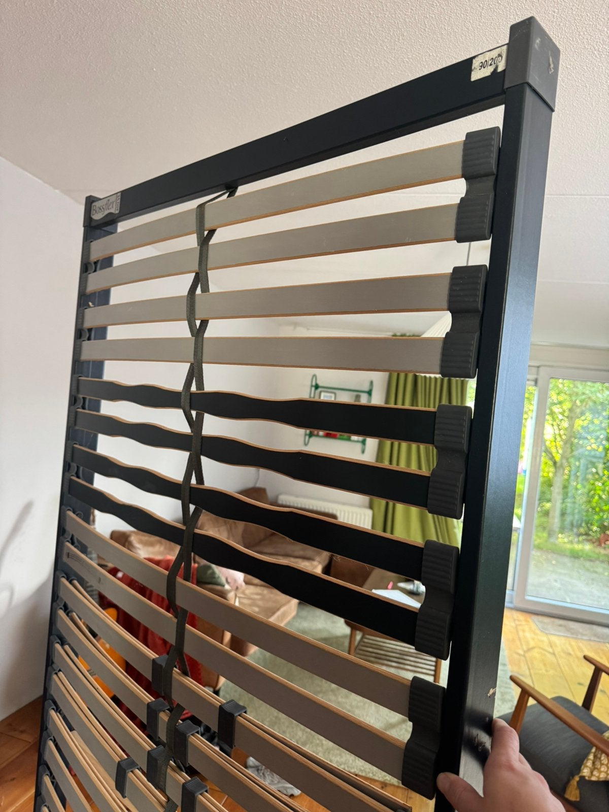 Keurige lattenbodem, 90 cm, Eenpersoons, Ophalen of Verzenden, Zo goed als nieuw