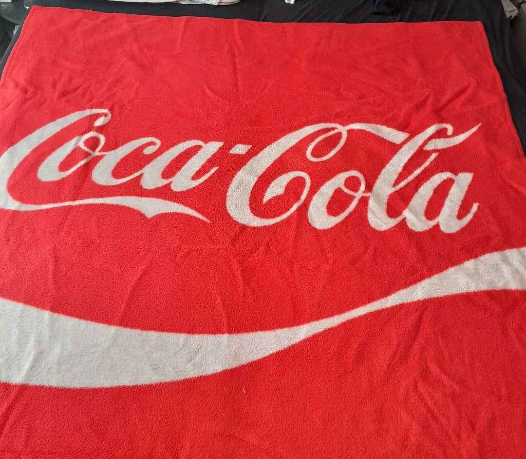 coca cola kleed deken, Verzamelen, Ophalen of Verzenden, Zo goed als nieuw, Overige typen