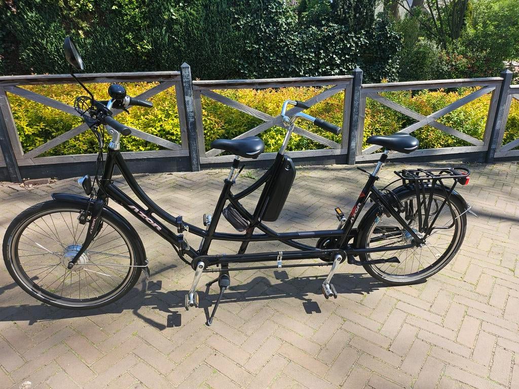 Azor vouwtandem elekr aandr. Als nieuw 1963 km., 55 cm of meer, Ophalen of Verzenden, Zo goed als nieuw, Minder dan 10 versnellingen