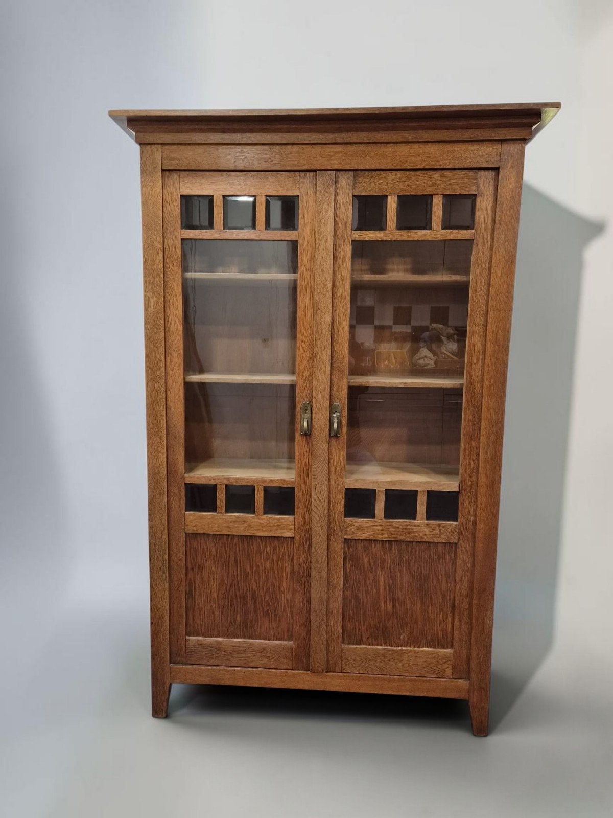 antieke boekenkast Art Deco kast