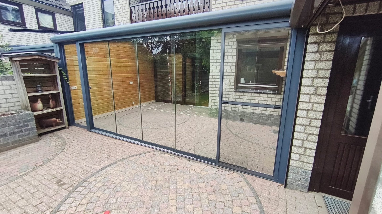 Zo goed als nieuwe serre (5.5x2.55m) - Zelf demonteren, Ophalen, Zo goed als nieuw, Serre