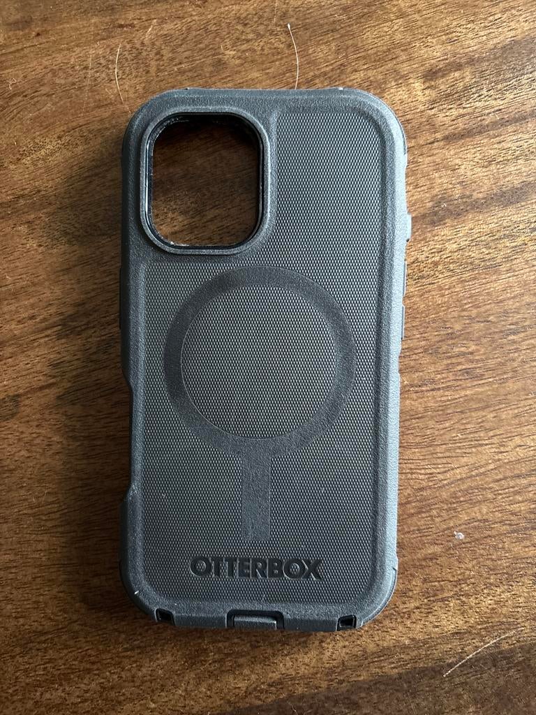 OtterBox Defender iPhone 16 - Zwart, Kunststof, Zwart, IPhone 16, Hoesje of Tasje