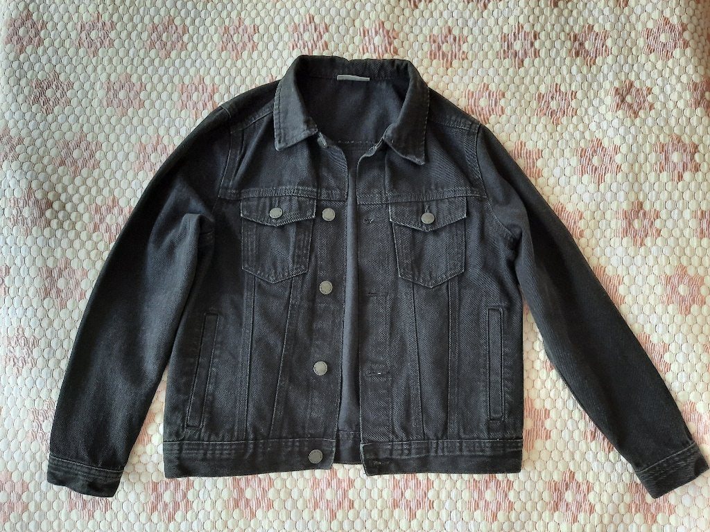 denim spijkerjas black denim, maat 146, Nieuw, Jongen, Jas, Destination