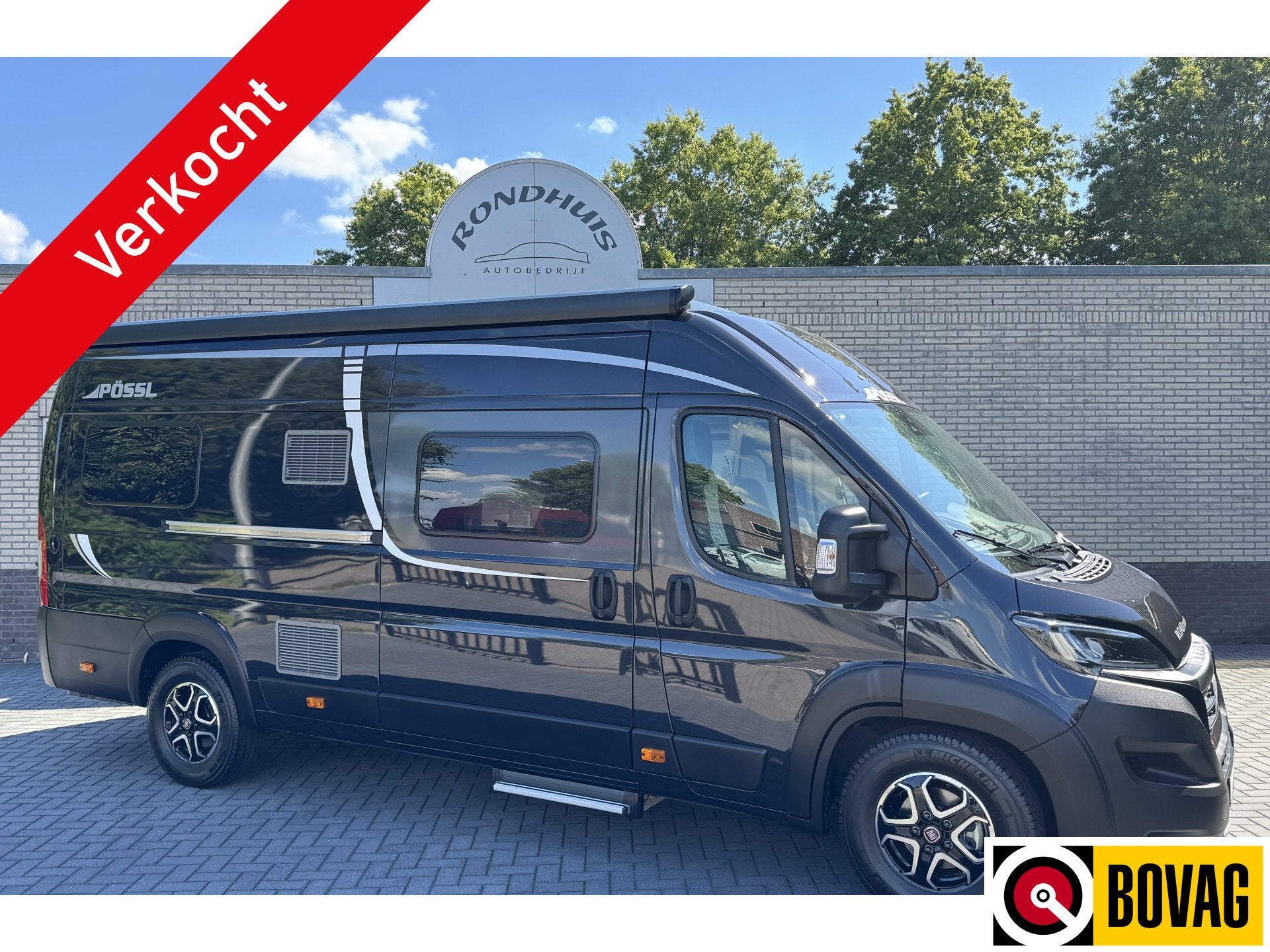 Pössl Roadcruiser 640 D-Line 160 pk AUTOMAAT 9-Traps Euro6, Caravans en Kamperen, Campers, Automaat, Buscamper of Camperbus, Ringverwarming