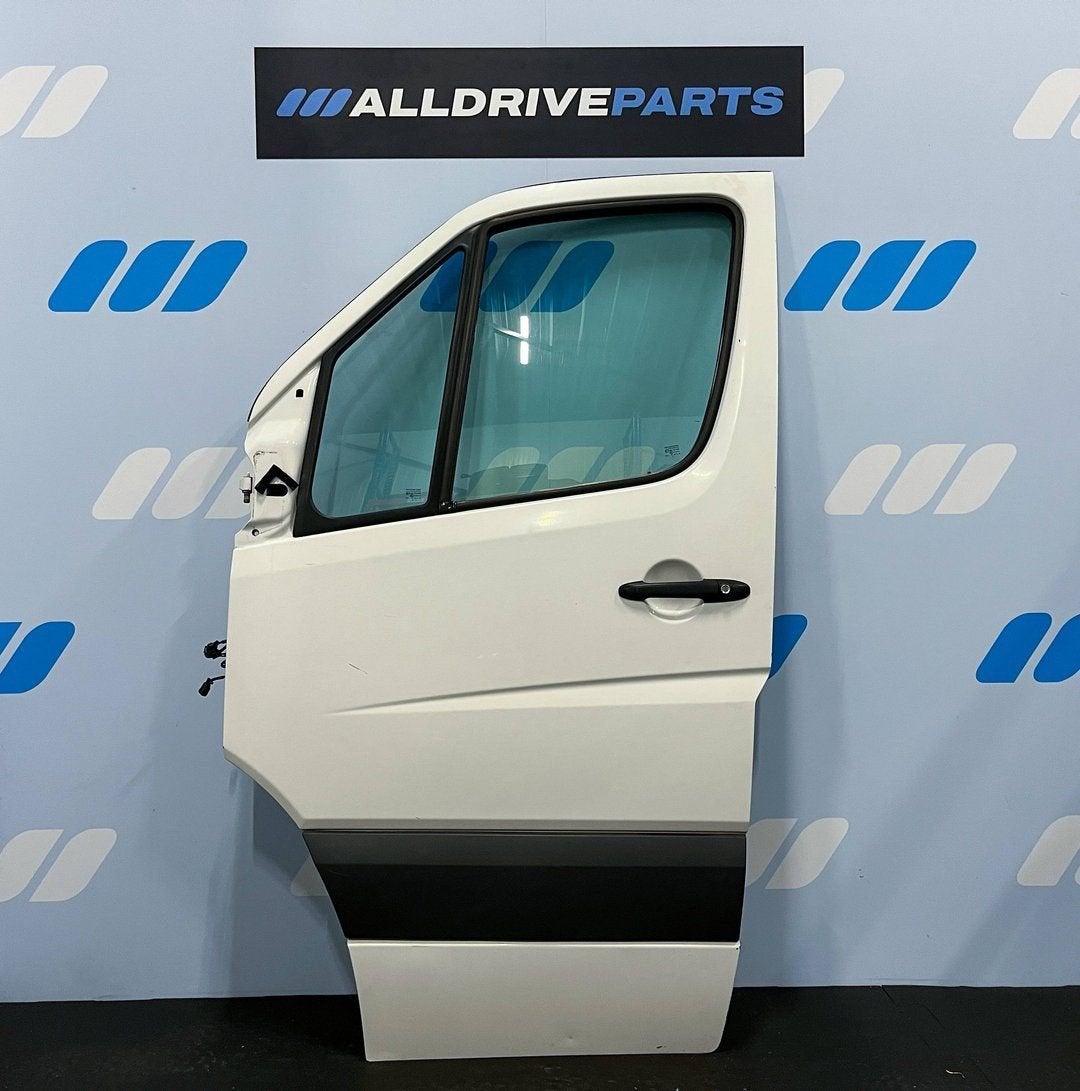 Voorportier links voor Volkswagen Crafter LB9A wit 2E0831051, Gebruikt, -, Deur, -