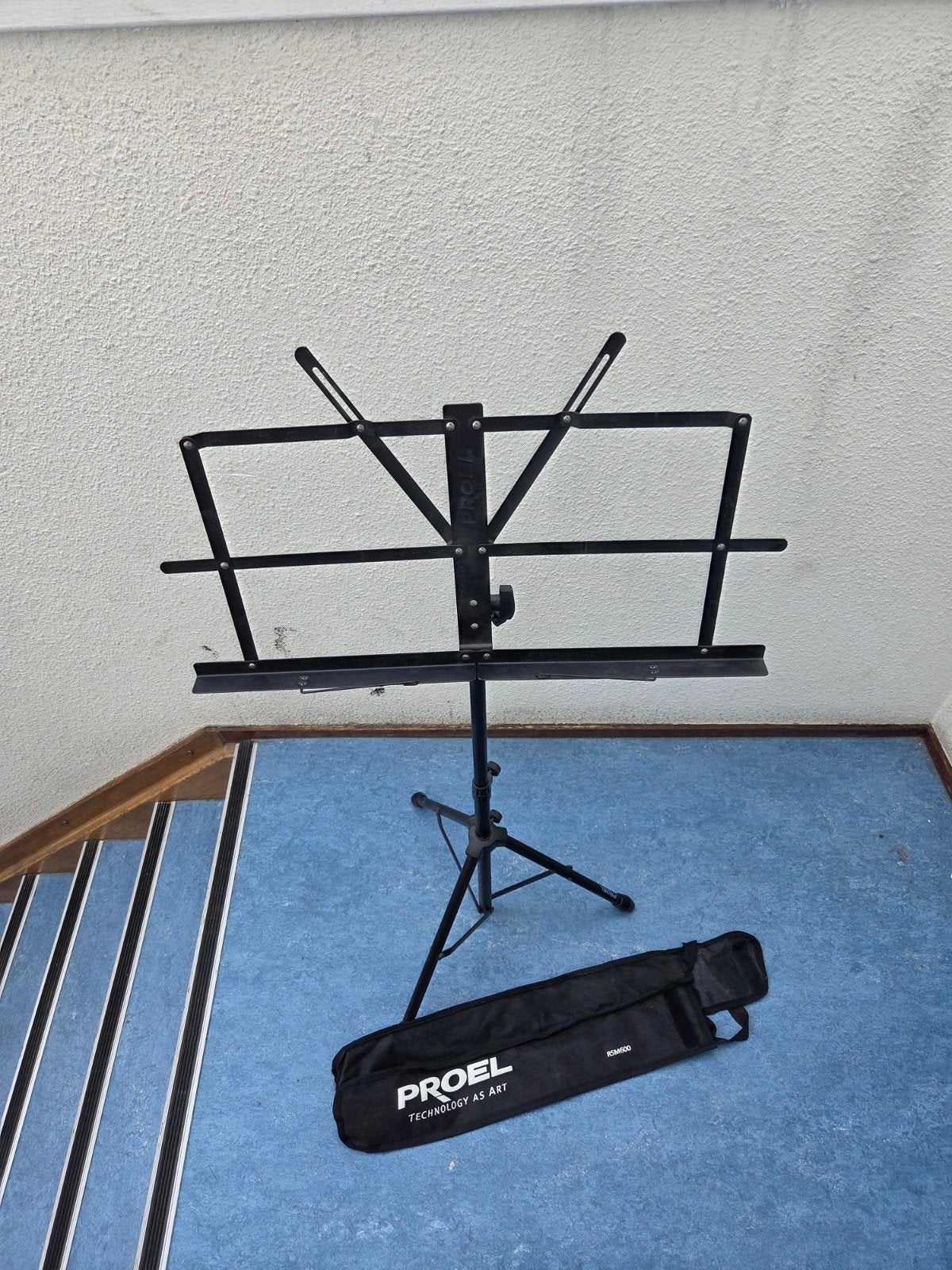 Proel RSM600 Bladmuziekstandaard met Draagtas, Ophalen of Verzenden