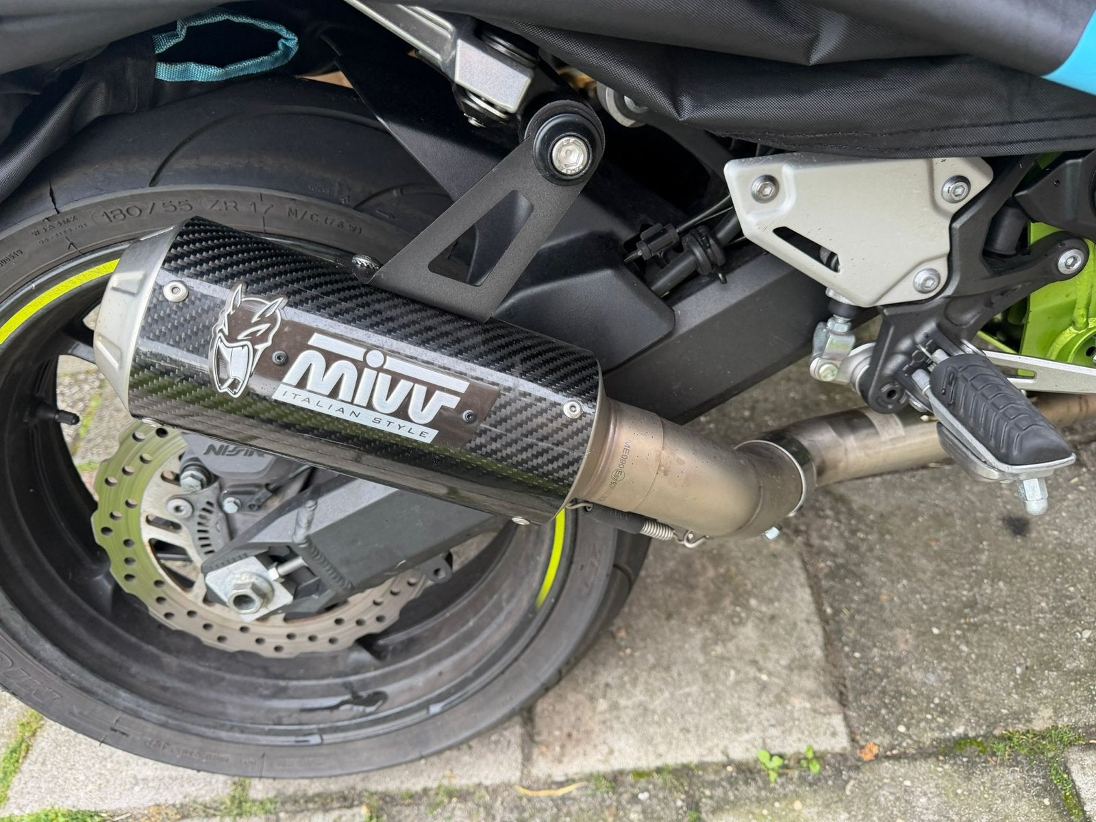complete mivv uitlaat z900 a2, Ophalen, Gebruikt