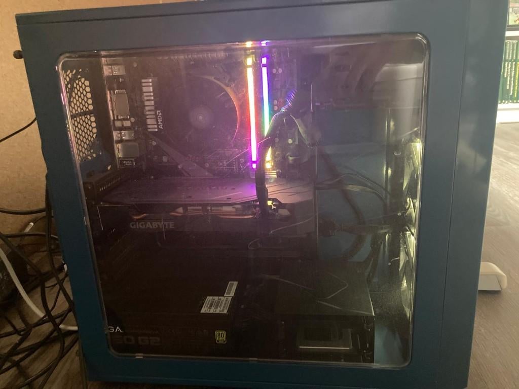 Game PC (Ryzen 5 2600, RTX2070, 32GB DDR4), 32 GB, Zo goed als nieuw, Gaming, SSD