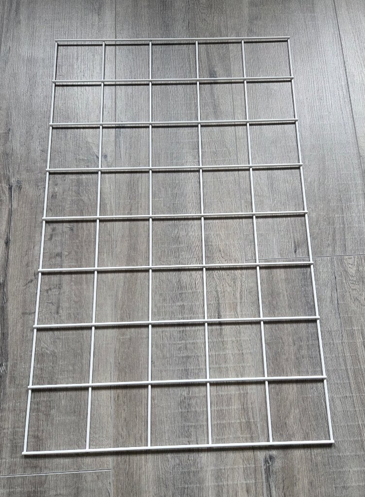 Wit wandrekje / decoratierek 80x50 (incl knijpertjes), Huis en Inrichting, Ophalen, Metaal, 80 cm, Decoratieobject