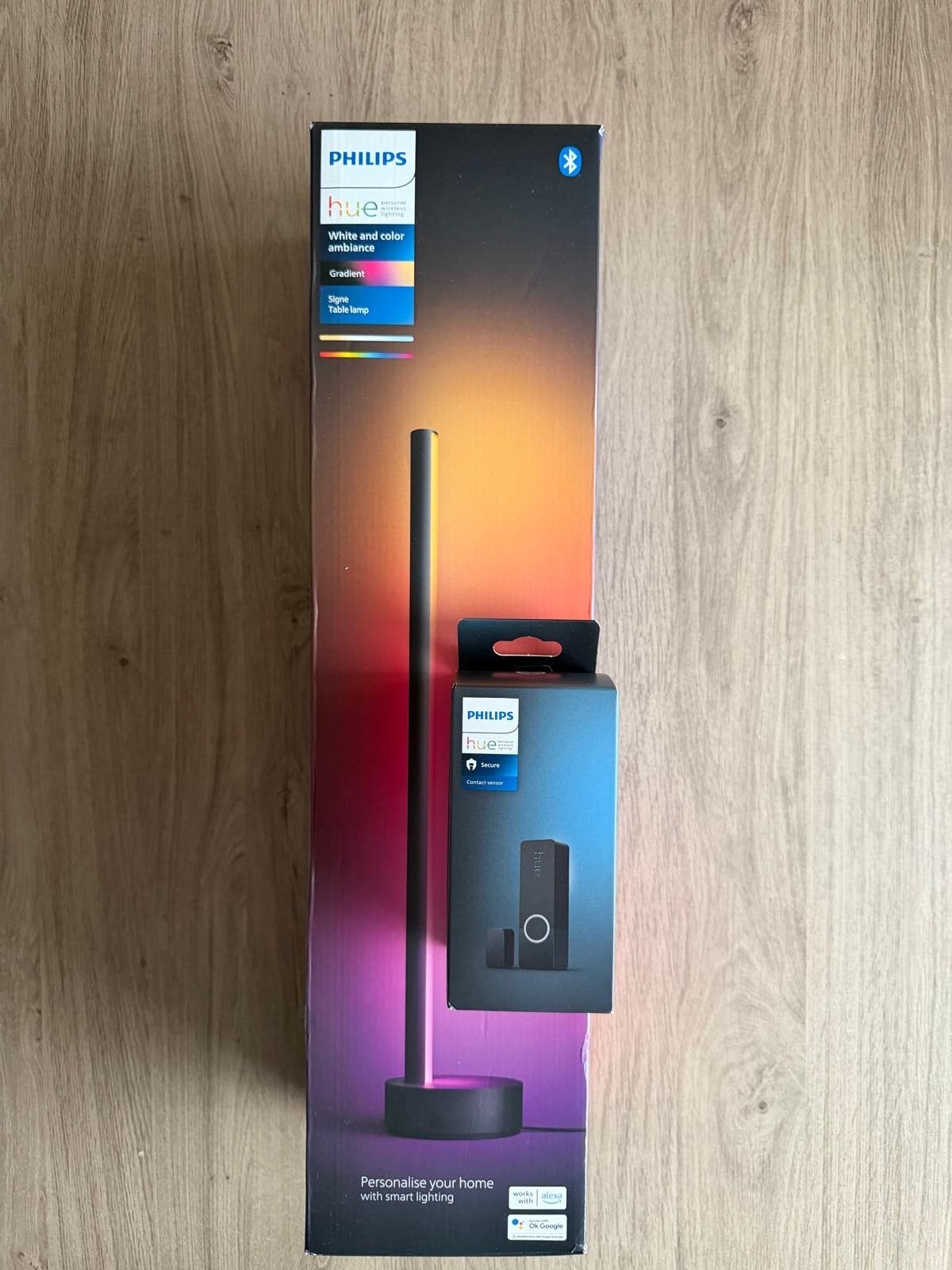Philips Hue Signe Vloerlamp Gradient White & Color Ambiance, Zwart, Nieuw, Overige fittingen, Philips Hue