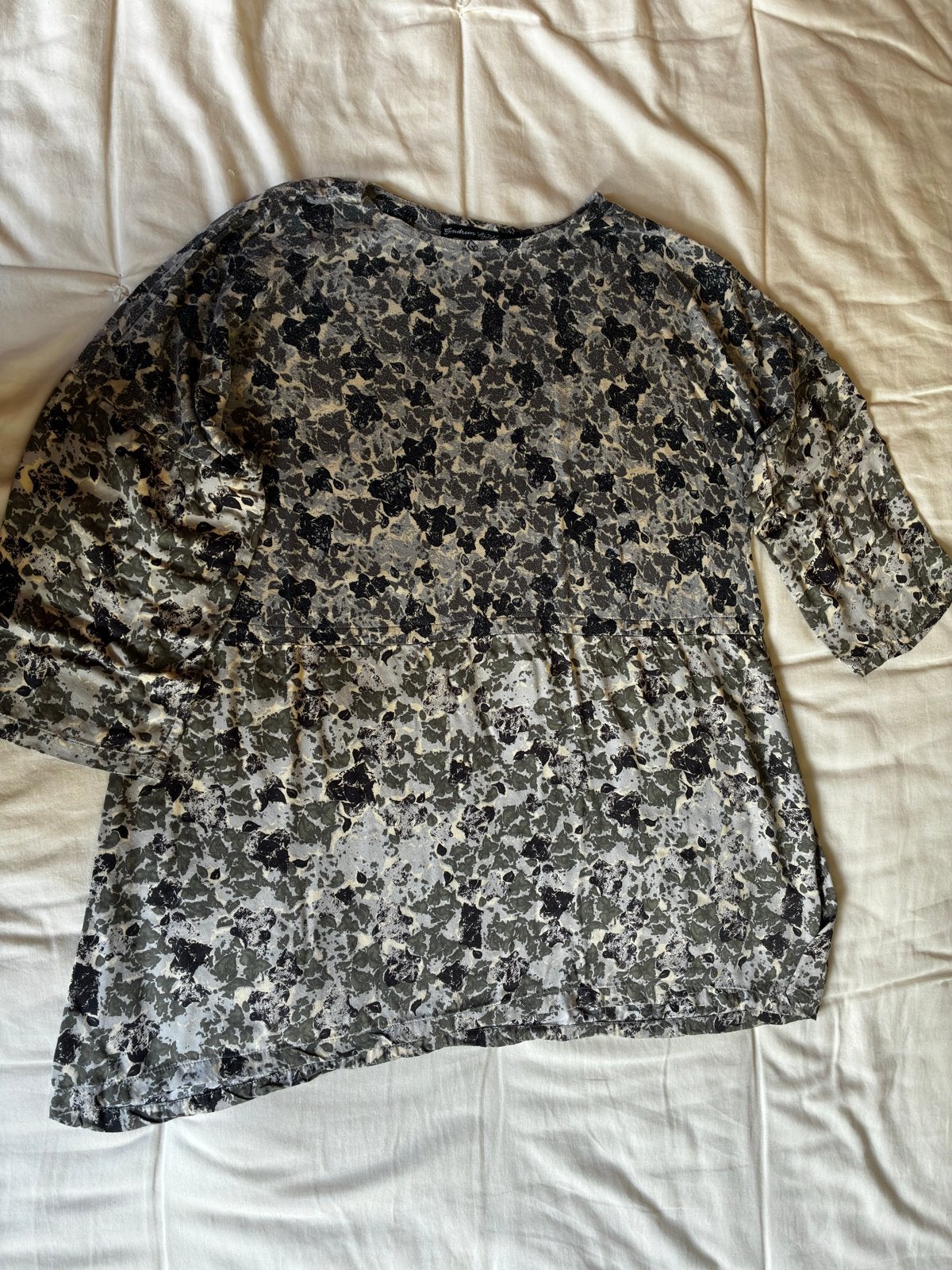 Gudrun Sjöden Tuniek Maat L - Comfortabel en Stijlvol, Ophalen of Verzenden, Gedragen, Maat 42/44 (L), Grijs