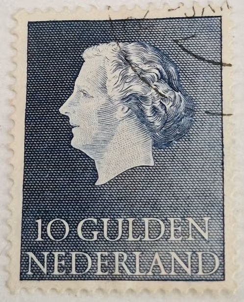 Nederland 1954-1957 - nvph 640 - Koningin Juliana, Ophalen of Verzenden, Na 1940, Gestempeld