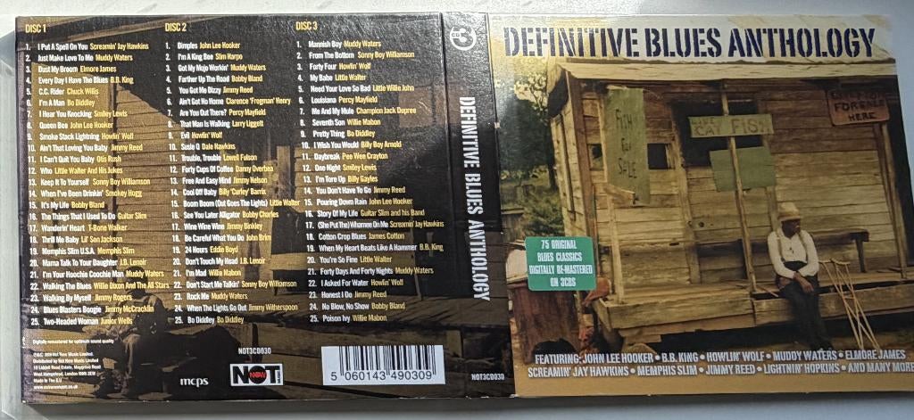 Definitive Blues Anthology  3 CD, Ophalen of Verzenden, 1980 tot heden, Zo goed als nieuw, Blues