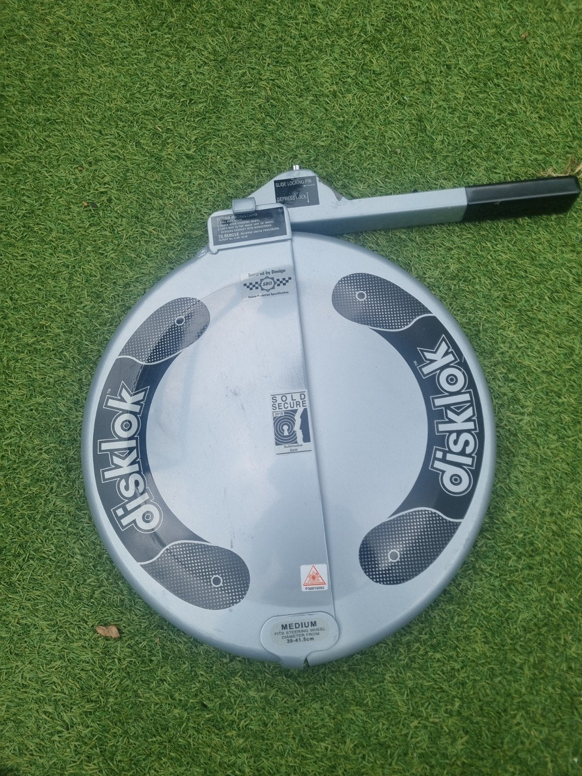 Disklok stuurslot - Medium (35-41.5cm), Ophalen of Verzenden, Gebruikt